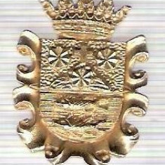 C293 Medalie(placheta) heraldica stema(emblema) zonala Spania -marime cca 29X22mm, gr aprox 6gr. -starea care se vede, mai buna ca scanarea