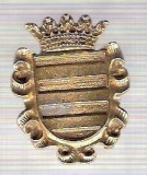C286 Medalie(placheta) heraldica stema(emblema) zonala Spania -marime cca 29X22mm, gr aprox 8gr. -starea care se vede, mai buna ca scanarea