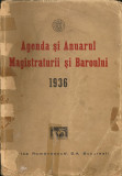 Cumpara ieftin Agenda si Anuarul Magistraturii si Baroului - 1936