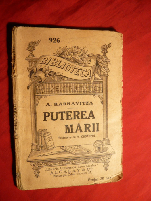 A. Karkavitza - Puterea Marii cca.1914 BPT nr. 926