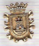 C290 Medalie(placheta) heraldica stema(emblema) zonala Spania -marime cca 28X22mm, gr aprox 8gr. -starea care se vede, mai buna ca scanarea