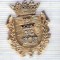 C303 Medalie(placheta) heraldica stema(emblema) zonala Spania -marime cca 30X22mm, gr aprox 5gr. -starea care se vede, mai buna ca scanarea