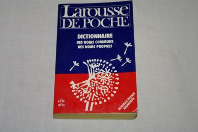 Larousse de poche - Dictionnaire des noms communs - des noms propres - 1990 foto