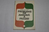 Probleme de analiza a frazei - Aurel Nicolescu - Editura stiintifica - 1969, Alta editura