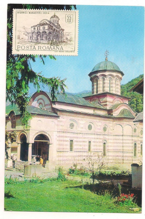 carte postala-Biserica manastirii Cozia