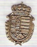 C313 Medalie(placheta) heraldica stema(emblema) zonala Spania -marime cca 31X21mm, gr aprox 6gr. -starea care se vede, mai buna ca scanarea