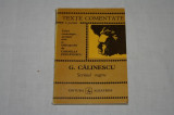 G. Calinescu - Scrinul negru - Texte comentate - Editura Albatros - 1974