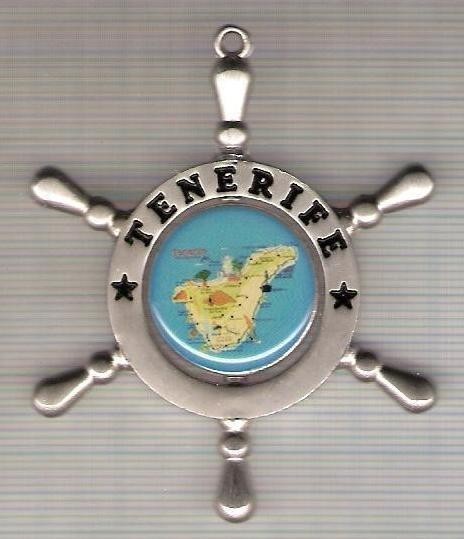 C323 Medalie TENERIFE (Timona) -marime cca 58X62mm, greutatea aproximativ 22gr. -starea care se vede