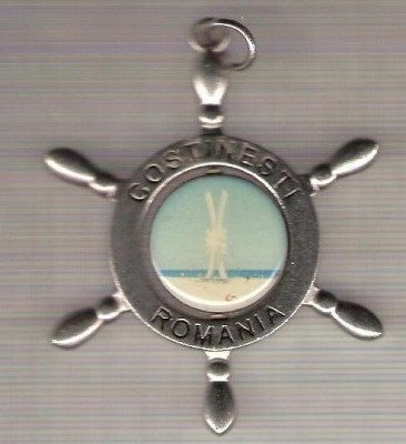 C322 Medalie COSTINESTI -ROMANIA (Timona) -marime cca 58X64mm, greutatea aproximativ 28gr. -starea care se vede foto