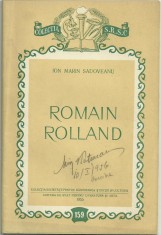 Ion Marin Sadoveanu / ROMAIN ROLLAND - editie 1955 (Colectia S.R.S.C.) foto