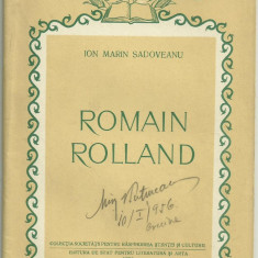 Ion Marin Sadoveanu / ROMAIN ROLLAND - editie 1955 (Colectia S.R.S.C.)