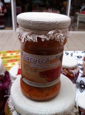 Zacusca cu legume coapte foto