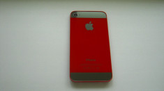 Carcasa Capac Spate Apple iPhone 4S Red like iPhone 5 foto