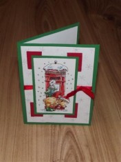 Felicitare handmade craciun foto