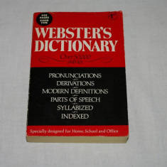 Webster's dictionary - Specially designed for Home, School and Office - 1972