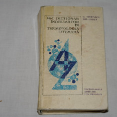 Mic dictionar indrumator in terminologia literara - C. Fierascu - Gh. Ghita - Editura Ion Creanga - 1979