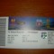 BILETE MECI STEAUA - STUTTGART , 22.11.2012 , PELUZA II ,INEL 1 , POARTA C , SECTOR 107 , RAND 8 ,LOC 18 / 19