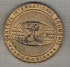 C336 Medalie Centrul National Ecumenic -Vulcana-Bai -1998 Romania -marime cca 62 mm, greutatea aprox 54 gr. -starea care se vede