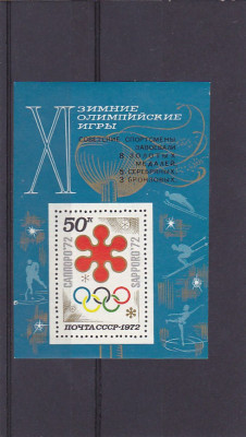 Olimpiada Sapporo supratipar ,numar medalii ,URSS. foto
