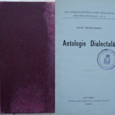 Ovid Densusianu , Antologie dialectala , 1915 , prima editie , 3