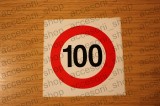 Sticker viteza 100 km