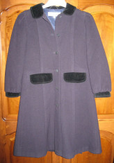 Palton de toamna - primavara bleumarin masura 140 sau 8-12 ani foto