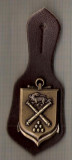 C347 Medalie(insigna) Militara -Artilerie Marina-(dragon, tunuri incrucisate, ancora)-marime cca 98X38X(45x28)mm, gr. aprox 20 gr. -starea care se ved