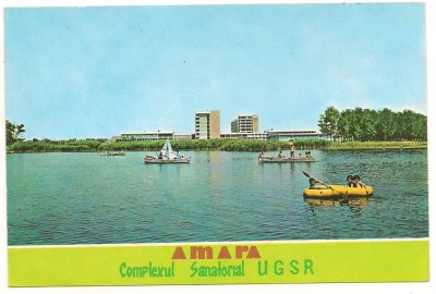 carte postala(ilustrata)-AMARA-Complexul sanatorial foto