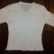 Bluza gen pulover alb, spre culoarea untului, fete 8-10 ani, ca nou