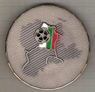 C368 Medalie BALCANIADA DE FOTBAL 1992 -BULGARIA -marime cca 59 mm, gr. aprox 83 gr. -starea ce se vede foto