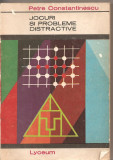 (C2490) JOCURI SI PROBLEME DISTRACTIVE DE PETRE CONSTANTINESCU, EDITURA ALBATROSBUCURESTI, 1971