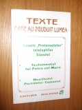 TEXTE CARE AU ZGUDUIT LUMEA - Editura Moldova. 1995, 157 p., Alta editura