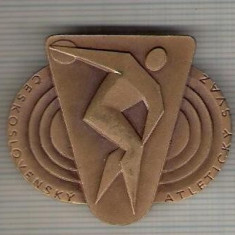 C353 Medalie Atletism -Semifinale -Lugano 1975 -Cehoslovacia -marime cca 40X34mm, gr. aprox 20 gr. -starea care se vede