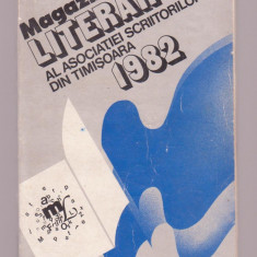 Magazin Literar al asociatiei scriitorilor din Timisoara 1982