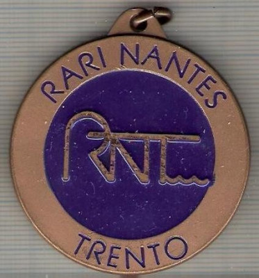 C383 Medalie Natatie -Rari Nantes -Trento 1993 -Italia -marime cca 50x55 mm, gr. aprox 43 gr. -starea care se vede foto