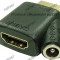 Adaptor HDMI, tata-HDMI, mama + alimentare jack c.c. 2,5mm-126981