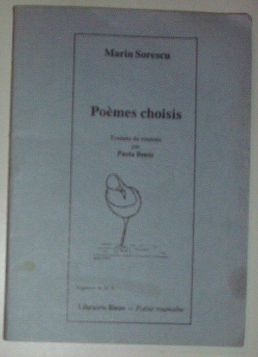 MARIN SORESCU - POEMES CHOISIS /HORIA BADESCU - LE VISAGE DU TEMPS (Troyes 1993)