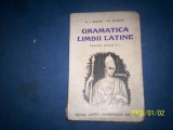 GRAMATICA LIMBII LATINE PTR.CLASA A IV -A -A I BUJOR,FR CHIRIAC, Alta editura