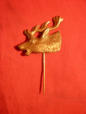 Insigna veche Vanatoare - Romania foto