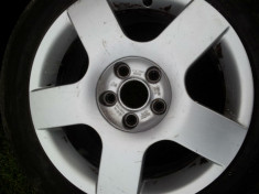 VAND SET COMPLET JANTE ALIAJ + ANVELOPE VARA R16 (PT. AUDI A4-A6). foto