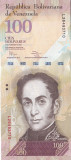 Bancnota Venezuela 100 Bolivares 2011 - P93 UNC