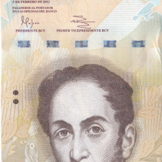 Bancnota Venezuela 100 Bolivares 2011 - P93 UNC