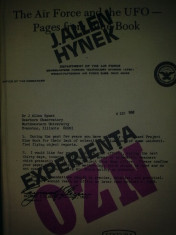 J. ALLEN HYNEK - EXPERIENTA OZN foto