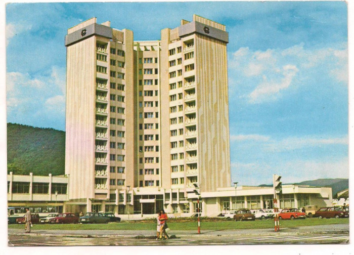 carte postala(ilustrata)-PIATRA NEAMT-Hotel central