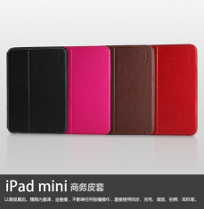 Husa Executive Case Piele Naturala Apple iPad Mini 1 Red by Yoobao Originala foto