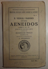 Vergilius Virgiliu ENEIDA CARTILE I, II SI VI editie scolara in limba latina cu note explicative de E. Lovinescu 1928 foto