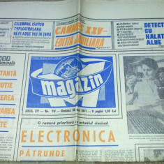 ziarul magazin 22 mai 1971 - foto pe prima pagina statiunea venus ,art. litoral