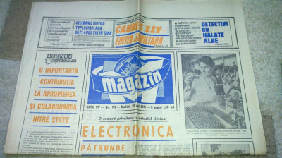 ziarul magazin 22 mai 1971 - foto pe prima pagina statiunea venus ,art. litoral foto