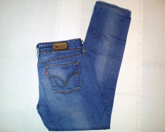 Blugi Levi`s 571 Slim Fit / W28 - L32 - mai multe perechi disponibile. foto