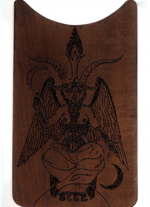 PLACHETA ESOTERICA (MASONI, TEMPLIERI) - BAPHOMET (BAFOMET) foto mare PLACHETA ESOTERICA (MASONI, TEMPLIERI) - BAPHOMET (BAFOMET) foto mare
